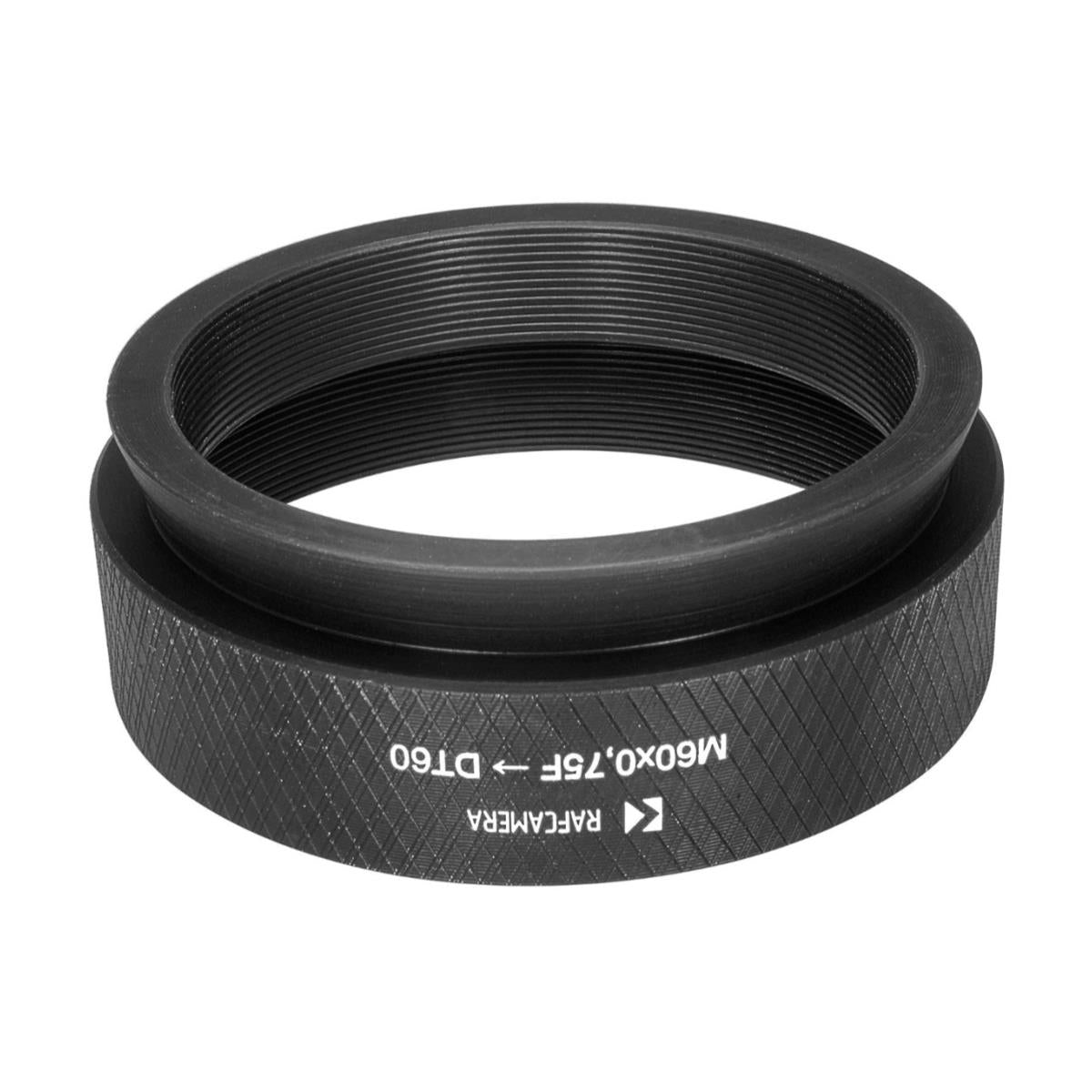M60x0.75 to 60mm dovetail adapter to use Industar-51 lens on MBS-10 microscope