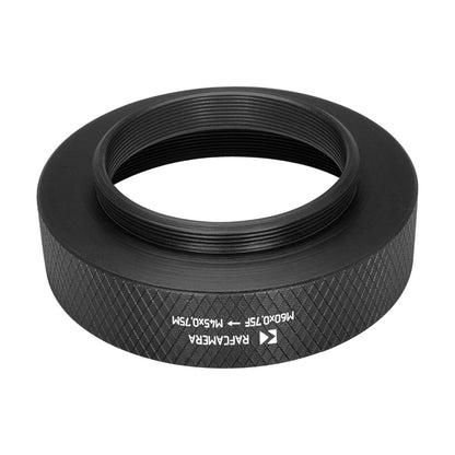 M60x0.75 to M45x0.75 thread adapter to use Industar-51 lens on MBS microscope