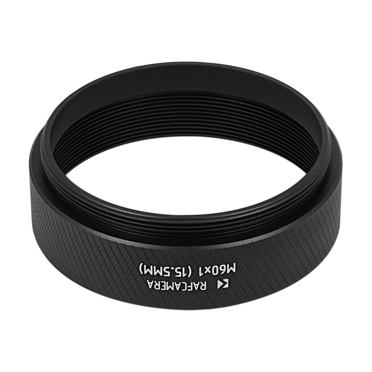 M60x1 thread extender for Wild objectives on Leica M60 microscope