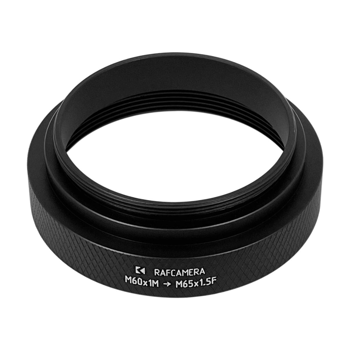 M60x1 male to M65x1.5 female thread adapter for Leica microscope