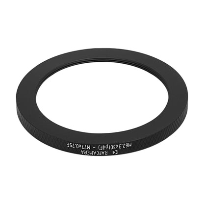 M62.3x30tpi female to M77x0.75 female thread adapter