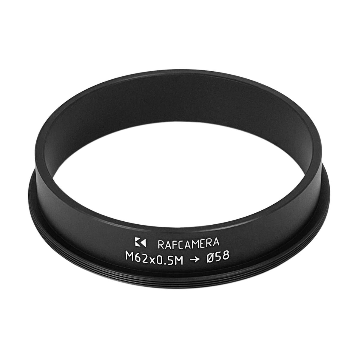 M62x0.5 male thread to 58mm outer diameter adapter for Leica RL-A60