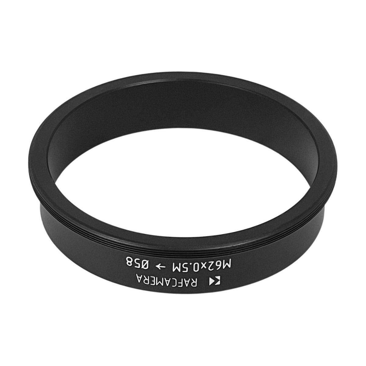 M62x0.5 male thread to 58mm outer diameter adapter for Leica RL-A60