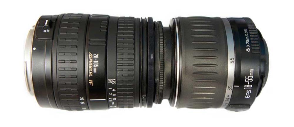 M62x0.75 To M58x0.75 Adapter To Combine Two Lenses For Macrophotography