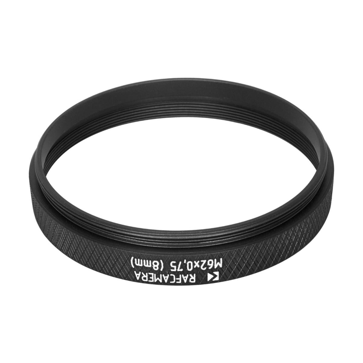 M62x0.75 thread extender tube (8mm long)