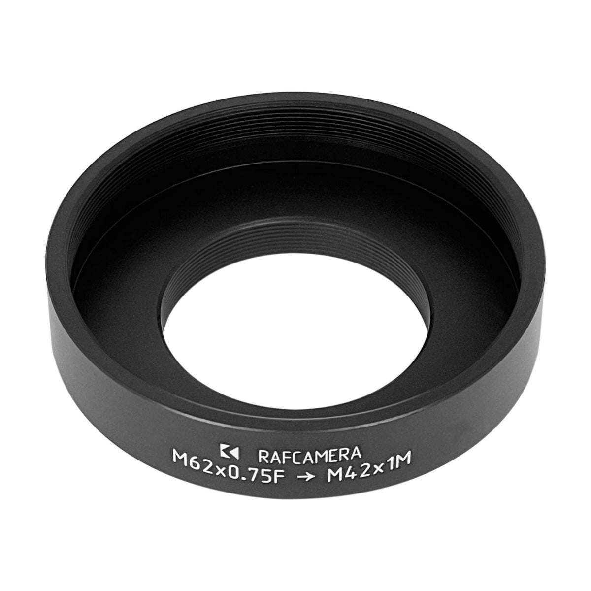 M62x0.75 female to M42x1 male thread adapter