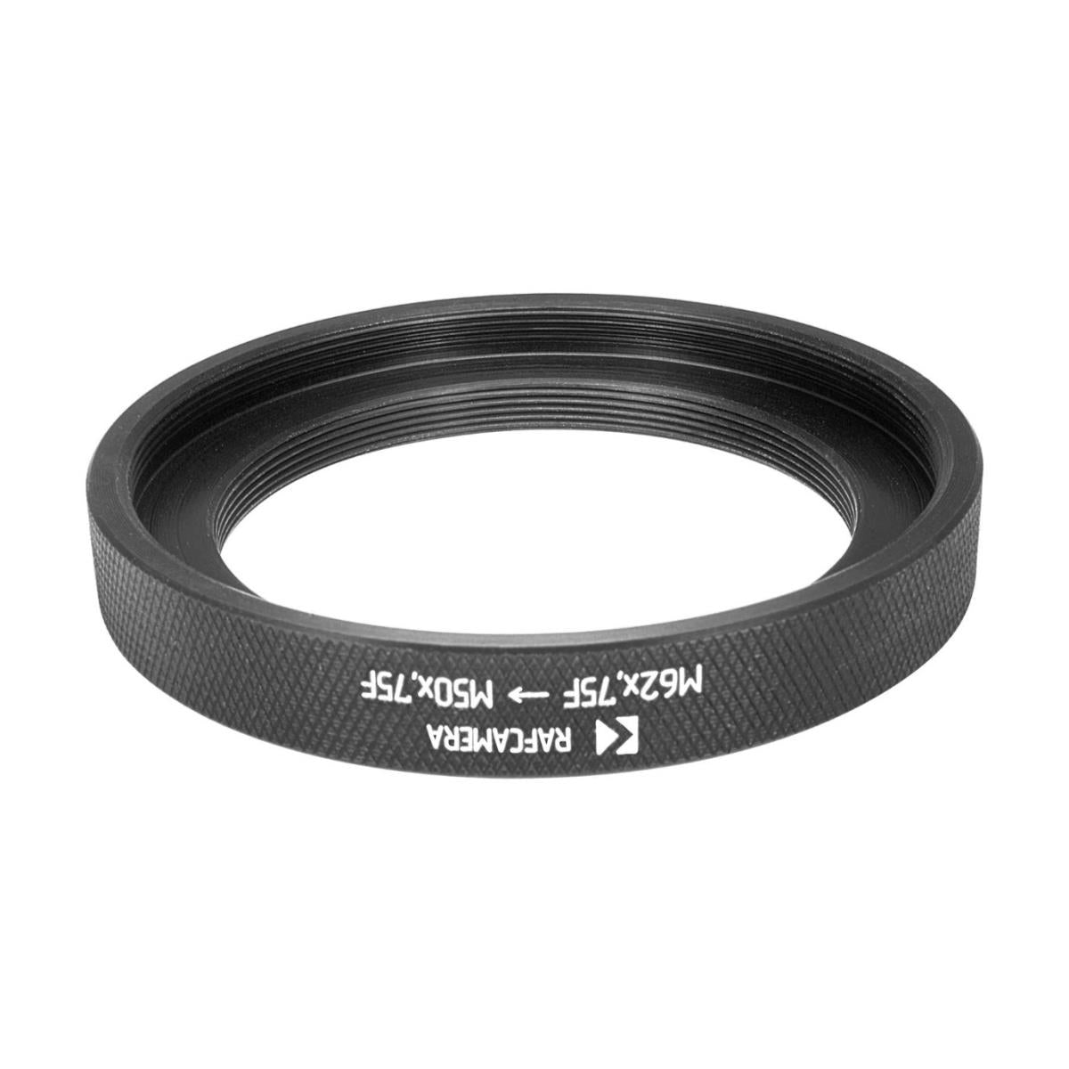 M62x0.75 female to M50x0.75 female adapter for Rodenstock lenses