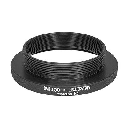 M62x0.75 female to SCT male thread adapter