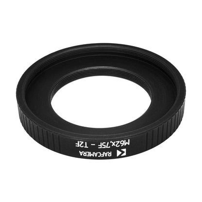 M62x0.75 female to M42x0.75 (T2) female thread adapter