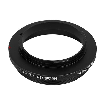 M62x0.75 male thread to Leica L camera mount adapter