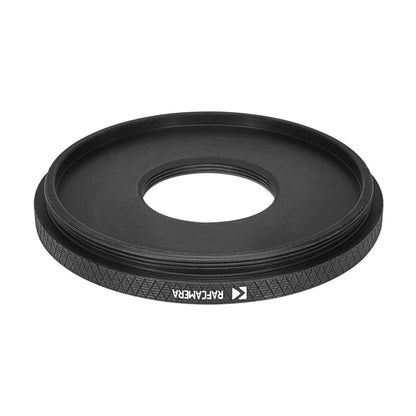 M62x0.75 male to M26x0.75 female thread adapter (62mm to 26mm step-down ring)