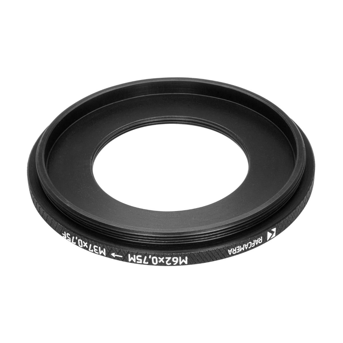 M62x0.75 male to M37x0.75 female thread adapter (step-down ring) for Raynox