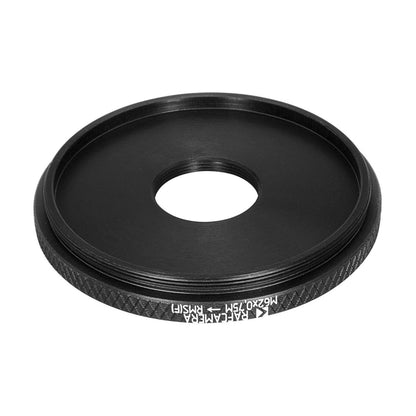 M62x0.75 male to RMS (0.8″-36tpi) female thread adapter (62mm to RMS step ring)