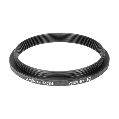 M62x1 female to M65x1 male thread adapter for focusing helicoid