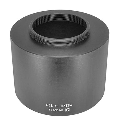 M62x1 female to T2 (M42x0.75) male thread adapter