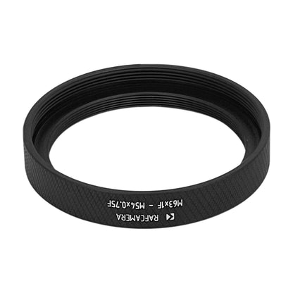 M63x1 female to M54x0.75 female thread adapter