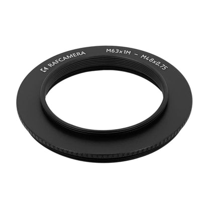 M63x1 male to M48x0.75 male thread adapter