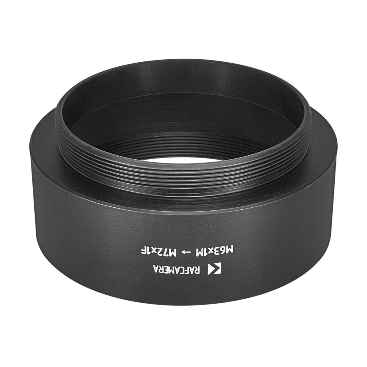 M63x1 male to M72x1 female thread adapter