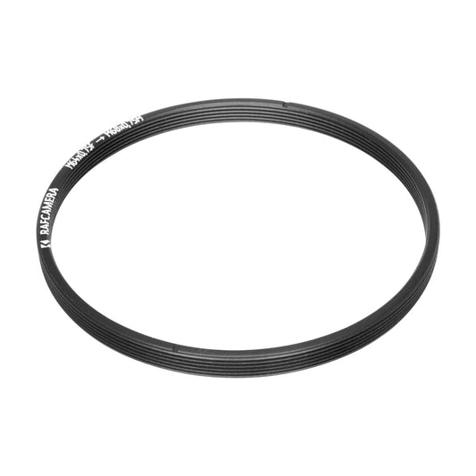 M64x0.75 female to M68x0.75 male thread adapter, flangeless