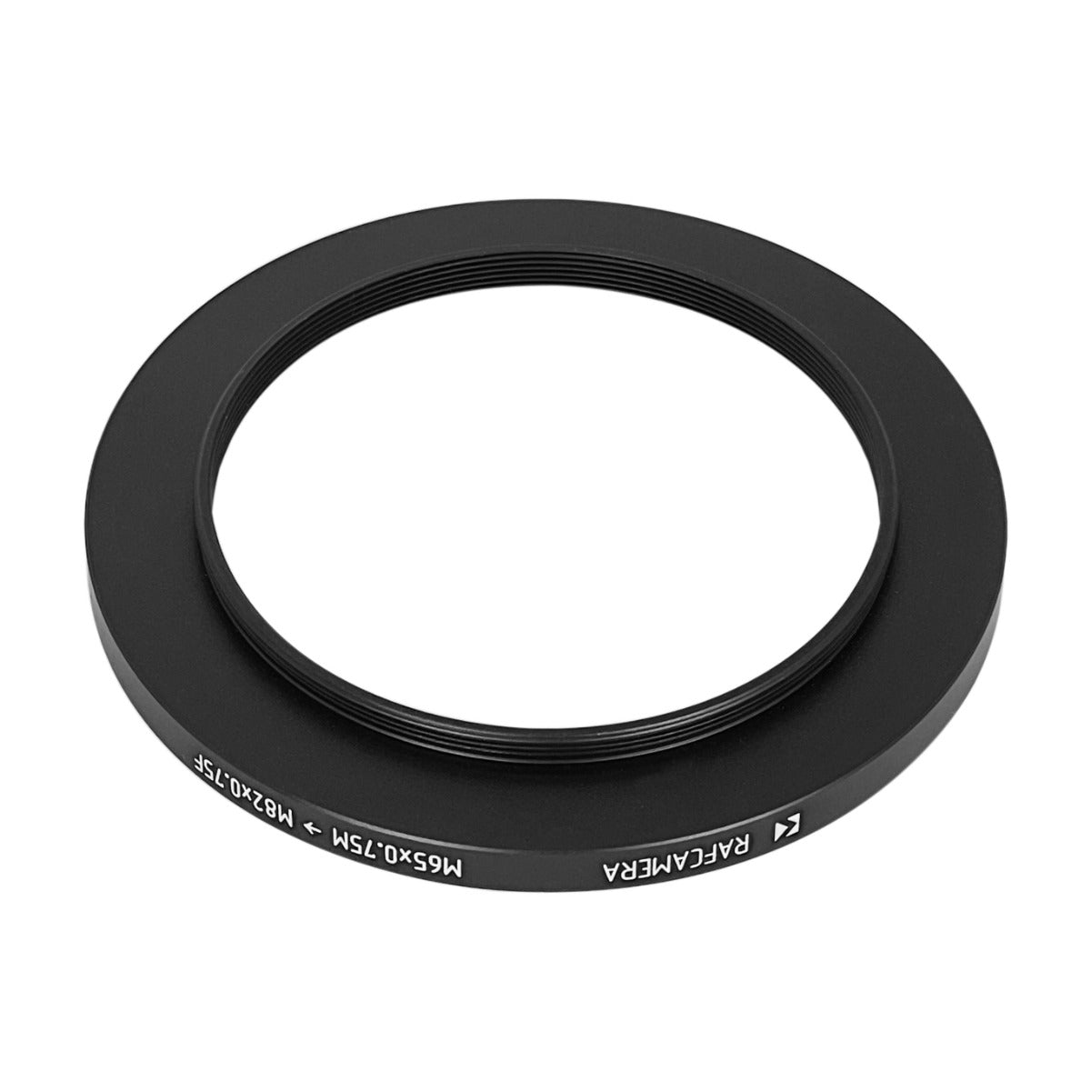 M65x0.75 male to M82x0.75 female thread adapter