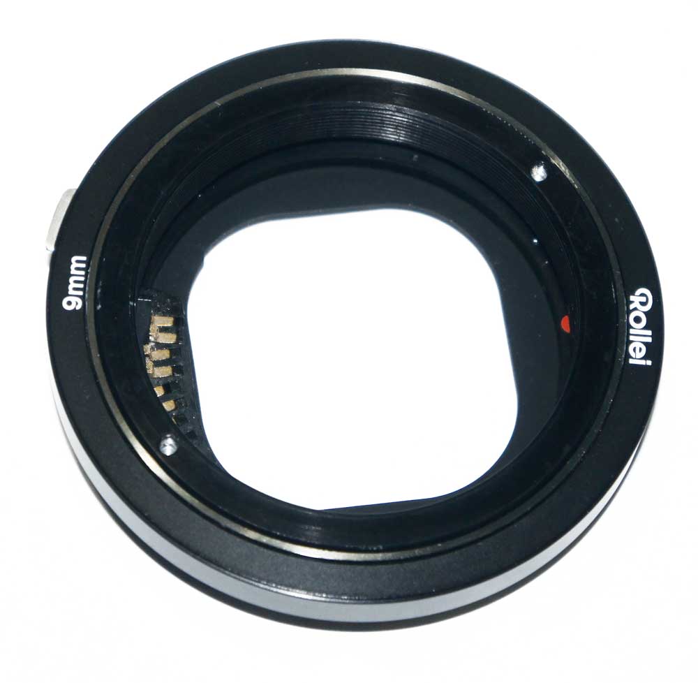 M65x1 female thread to Rolleiflex SLX camera mount adapter