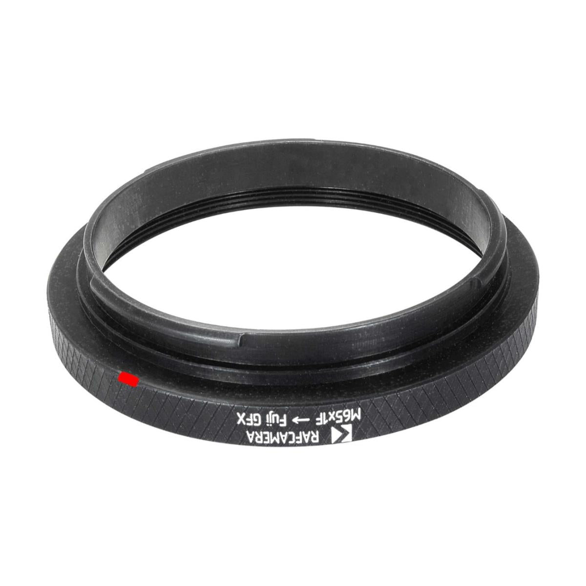 M65x1 female thread to Fujifilm GFX camera mount adapter