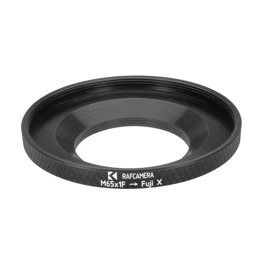 M65x1 female thread to Fujifilm X-mount (FX) adapter