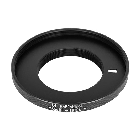 M65x1 female thread to Leica M camera mount adapter
