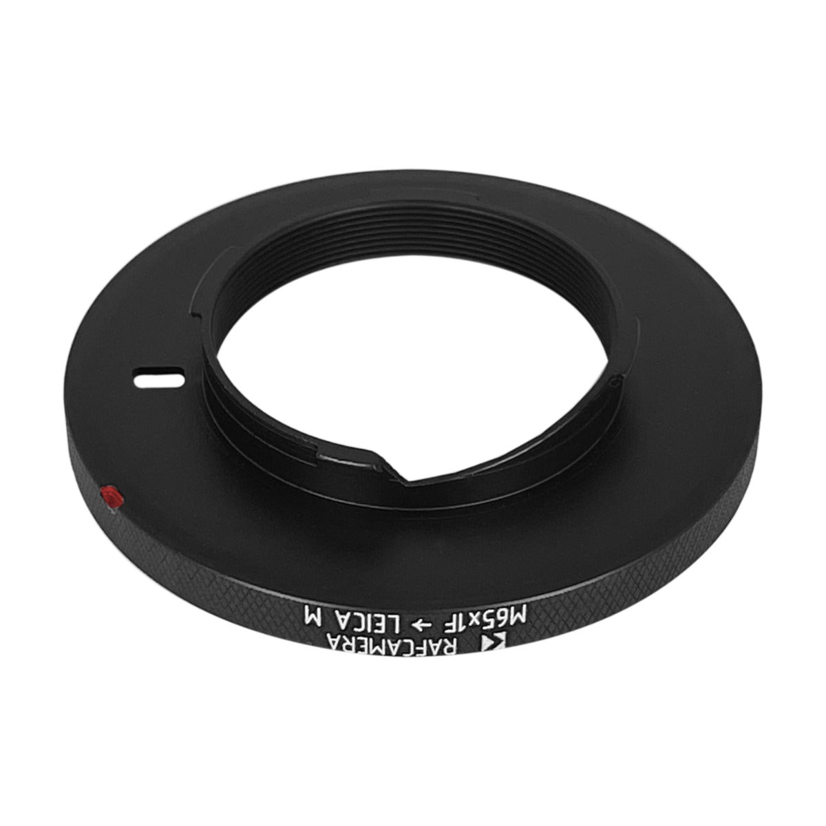 M65x1 female thread to Leica M camera mount adapter