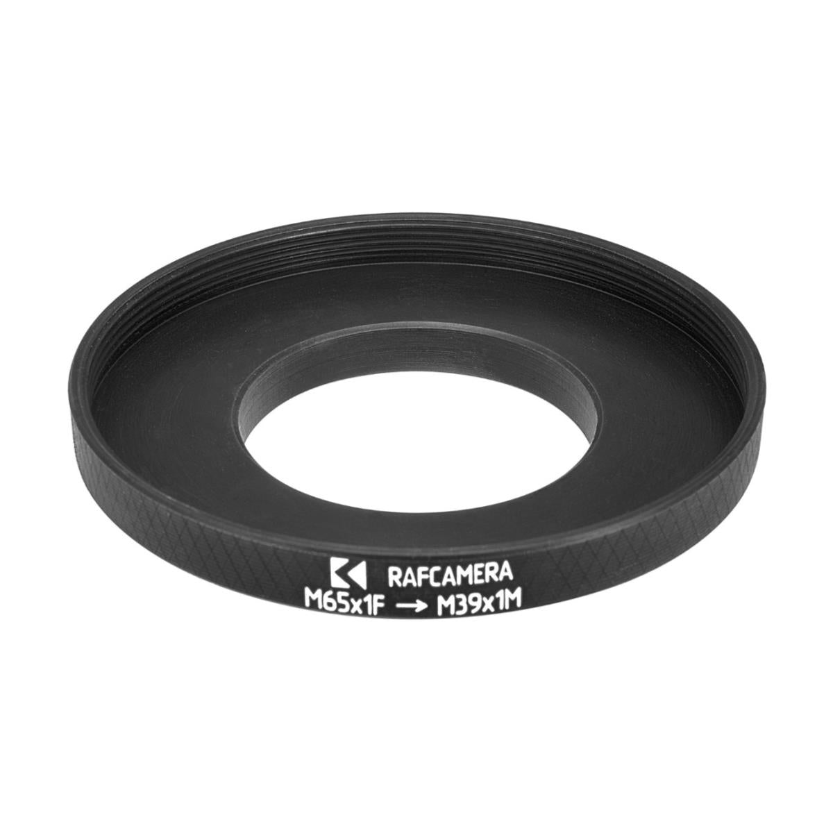 M65x1 female to M39x1 (LTM) male thread adapter for helicoids