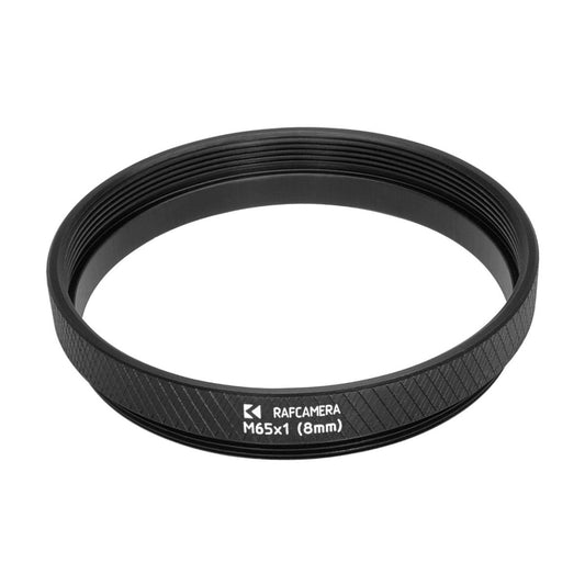 M65x1 female to M65x1 male thread adapter (8mm long extender)