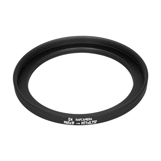 M65x1 female to M77x0.75 female thread adapter