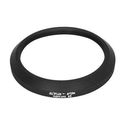 M65x1 female to M77x0.75 female thread adapter