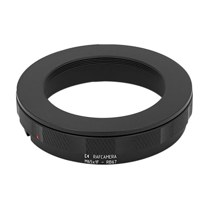 M65x1 female thread to Mamiya RB67/RZ67 bayonet mount adapter