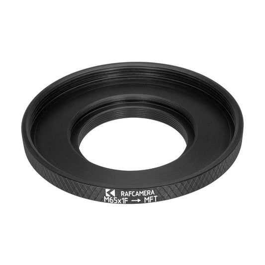 M65x1 female thread to MFT (Micro 4/3) camera mount adapter, long
