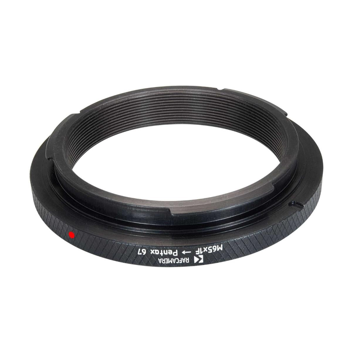 M65x1 female thread to Pentax 67 camera mount adapter, 7mm flange