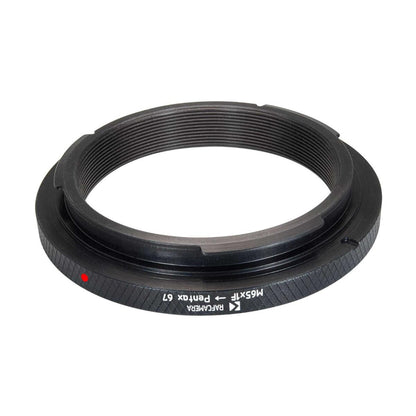 M65x1 female thread to Pentax 67 camera mount adapter, 7mm flange