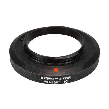 M65x1 female thread to Pentax K (PK) camera mount adapter