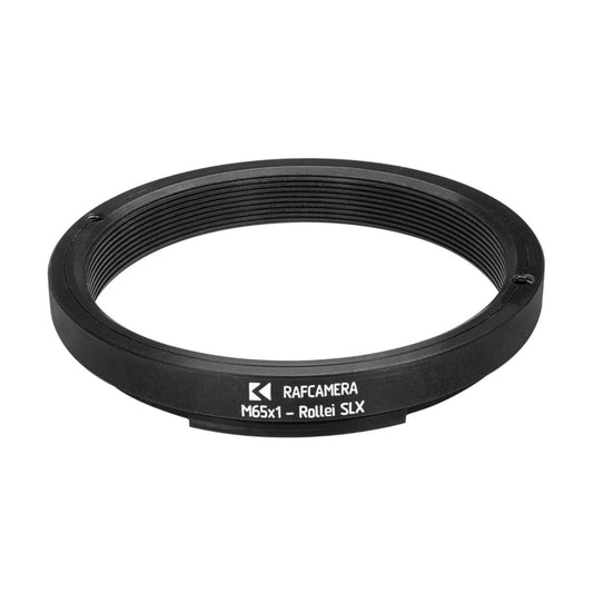 M65x1 female thread to Rolleiflex SLX camera mount adapter