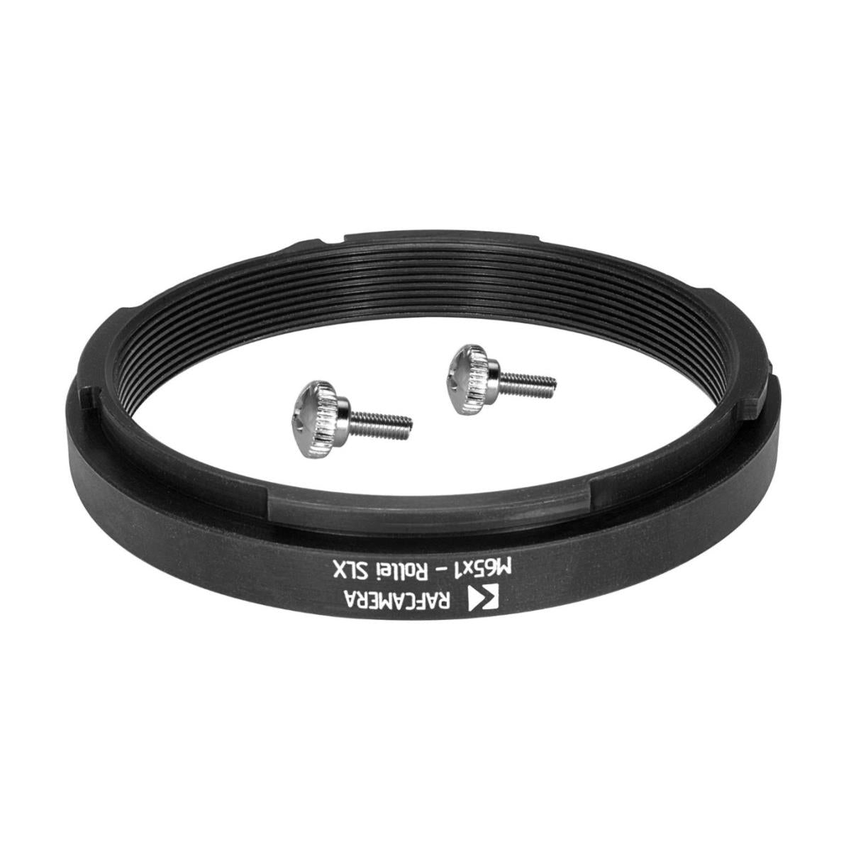 M65x1 female thread to Rolleiflex SLX camera mount adapter