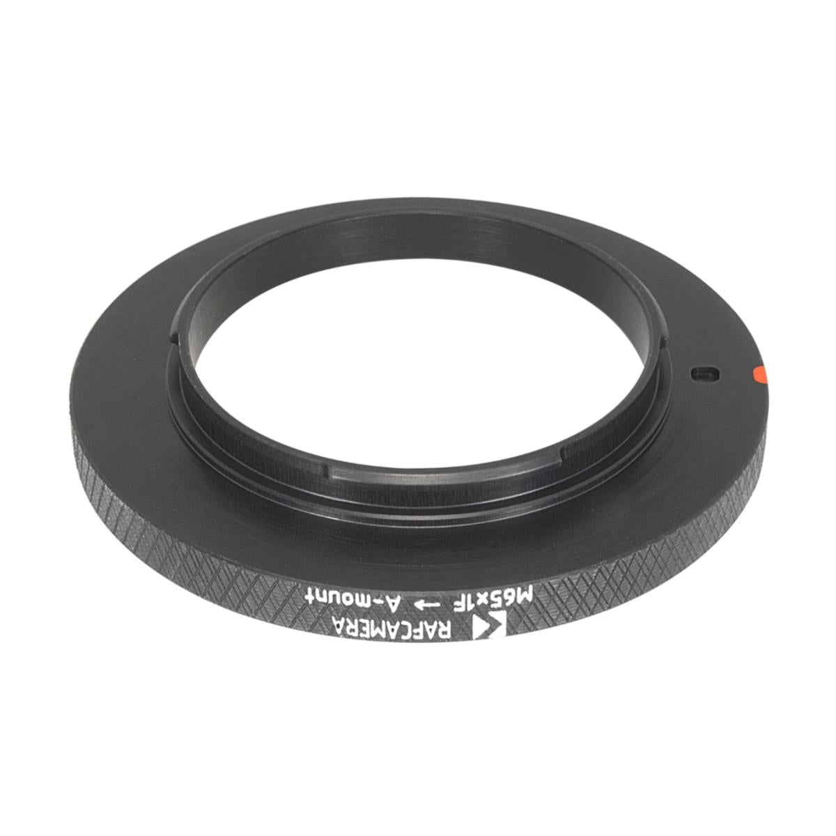 M65x1 female thread to Sony/Minolta A-mount camera adapter