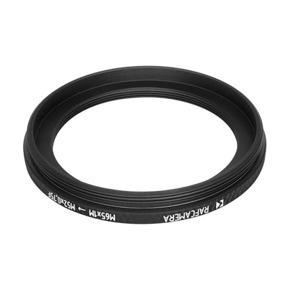 M65x1 male to M52x0.75 female thread adapter