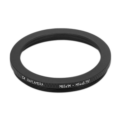 M65x1 male to M54x0.75 female thread adapter