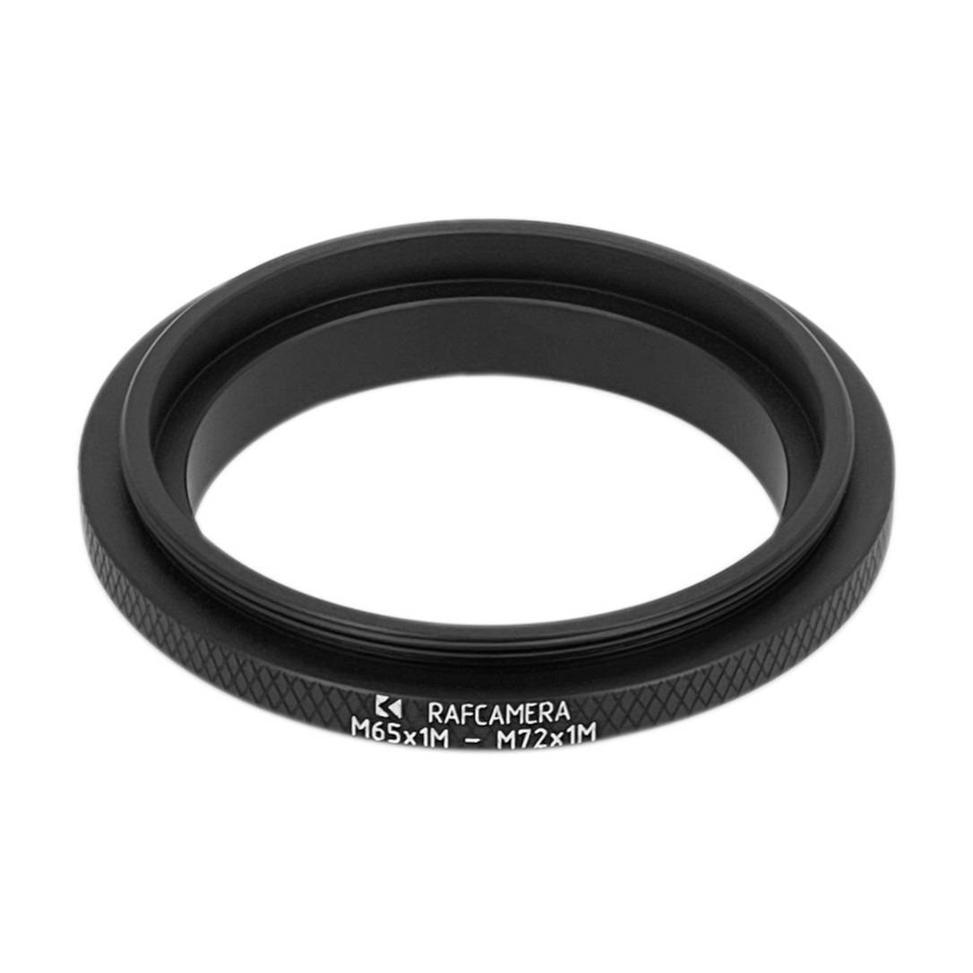 M65x1 male to M72x1 male thread adapter