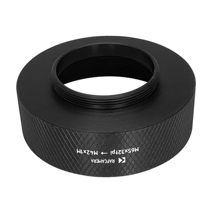 M65x32tpi female to M42x1 male thread adapter for JML f0.85 64mm lens