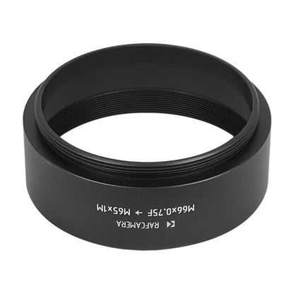 M66x0.75 female to M65x1 male thread adapter