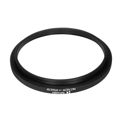 M67.7x0.7 to M72x0.75 step-up ring for Schneider Cinelux-Ultra 2/90mm lens