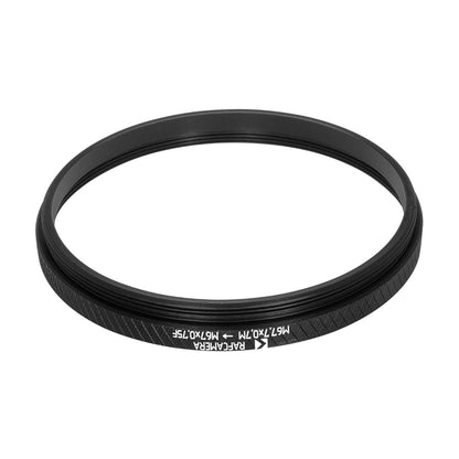 M67.7x0.7 to M67x0.75 step-down ring for Schneider Cinelux-Ultra 2/90mm lens