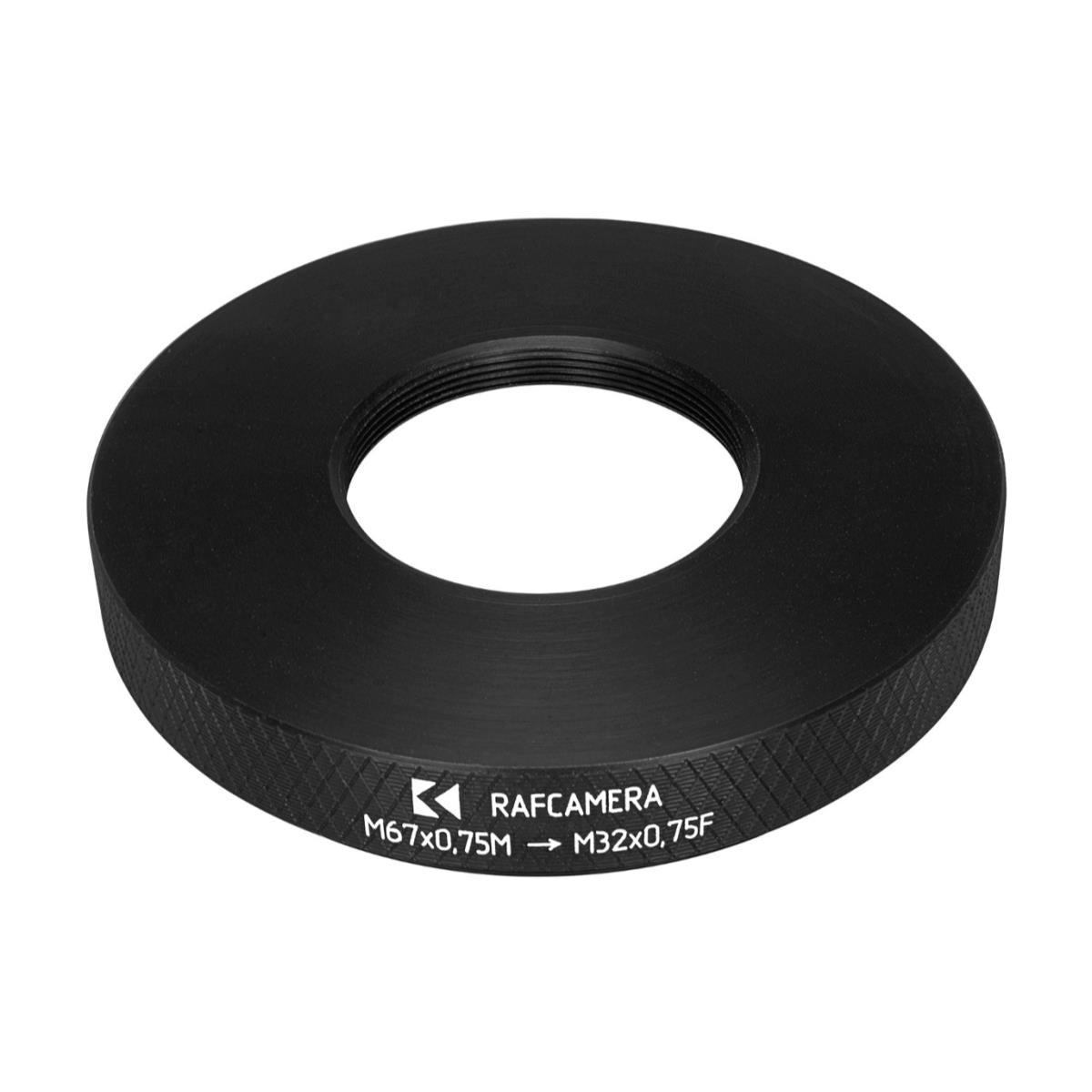 M67x0.75 male to M32x0.75 female thread adapter, DEEP