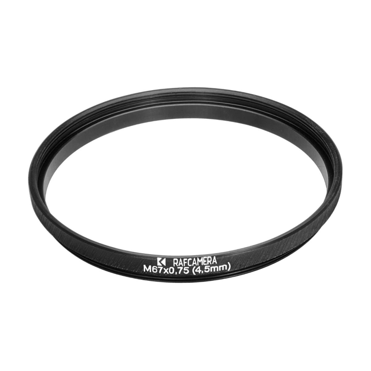 M67x0.75 male to M67x0.75 female thread adapter (4.5mm extender)